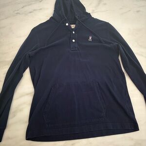 Psycho Bunny Men’s Navy Hoodie Shirt
